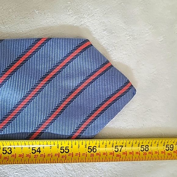 Vintage Brooks Brothers Makers All Silk Men's Repp Regimental Stripe Necktie - Picture 7 of 16